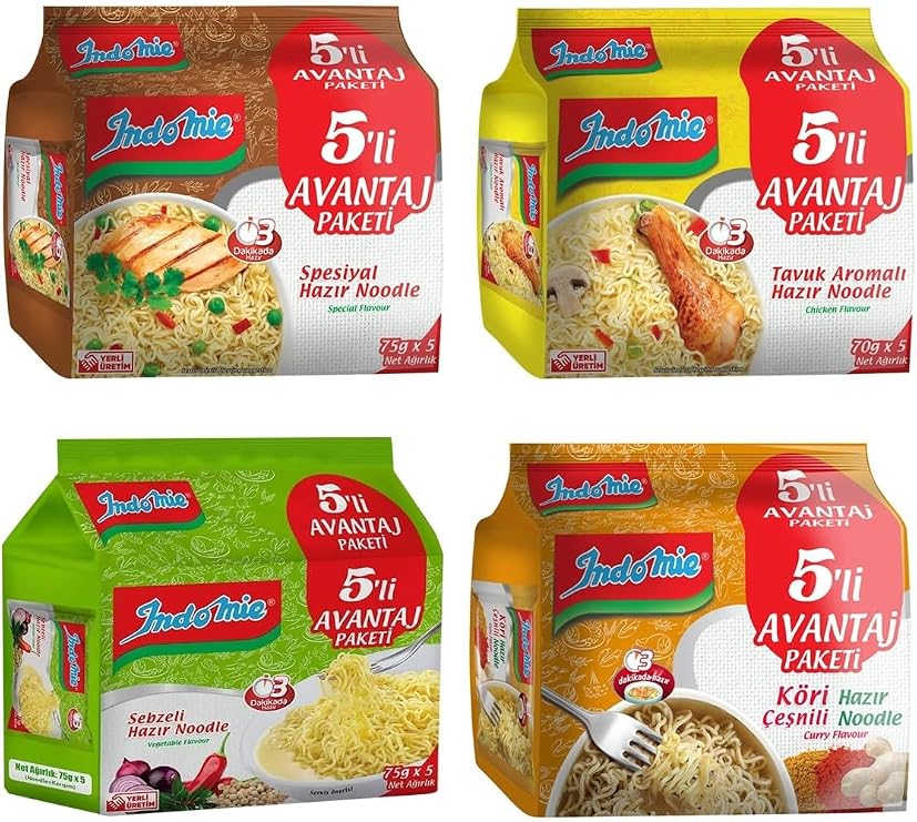 Indomie Noodle 75gr X 5 Li Avantaj Paket 4 Lü Karma Set