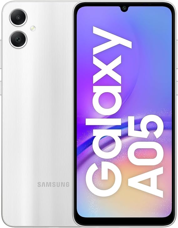 Samsung Galaxy A05 A055M 64GB Dual-SIM GSM Unlocked Android Smartphone (Latin America Version) - Silver