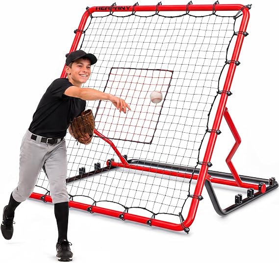 Baseball Rebounder Net 4x4.5 FT - Bounce Back & Pitch Back Net