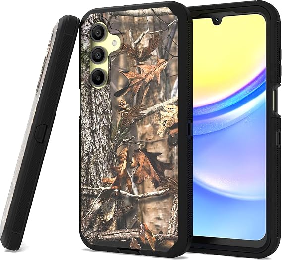 CoverON Rugged Designed for Samsung Galaxy A16 5G Case, Heavy Duty Constuction Military Grade A Etched Grip Hybrid Rigid Armor Skin Cover Fit Galaxy A16 Phone Case - Camo