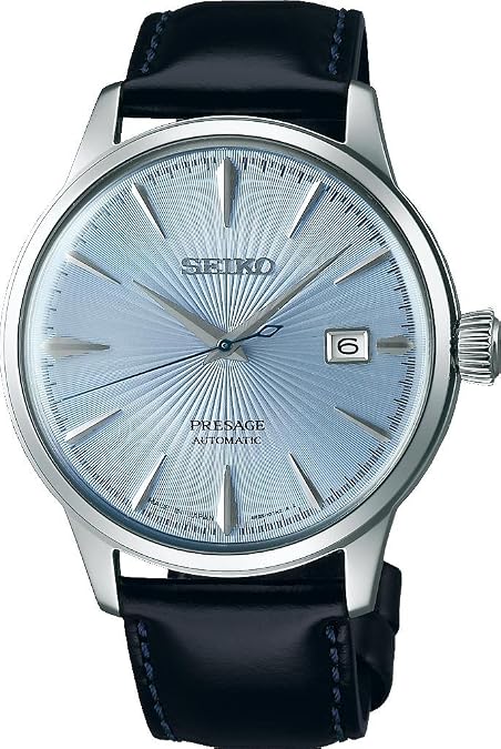 SEIKO PRESAGE Automatic Ice Blue Cocktail Time "Sky Diving" SRPB43J1