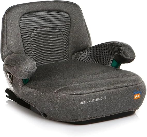 ebebek baby plus Booster | Portable Car Seats for Kids, Comfortable Travels with Your Little, Compact, Convenient for Everyday Use, 4 to 12 Years (Grey)