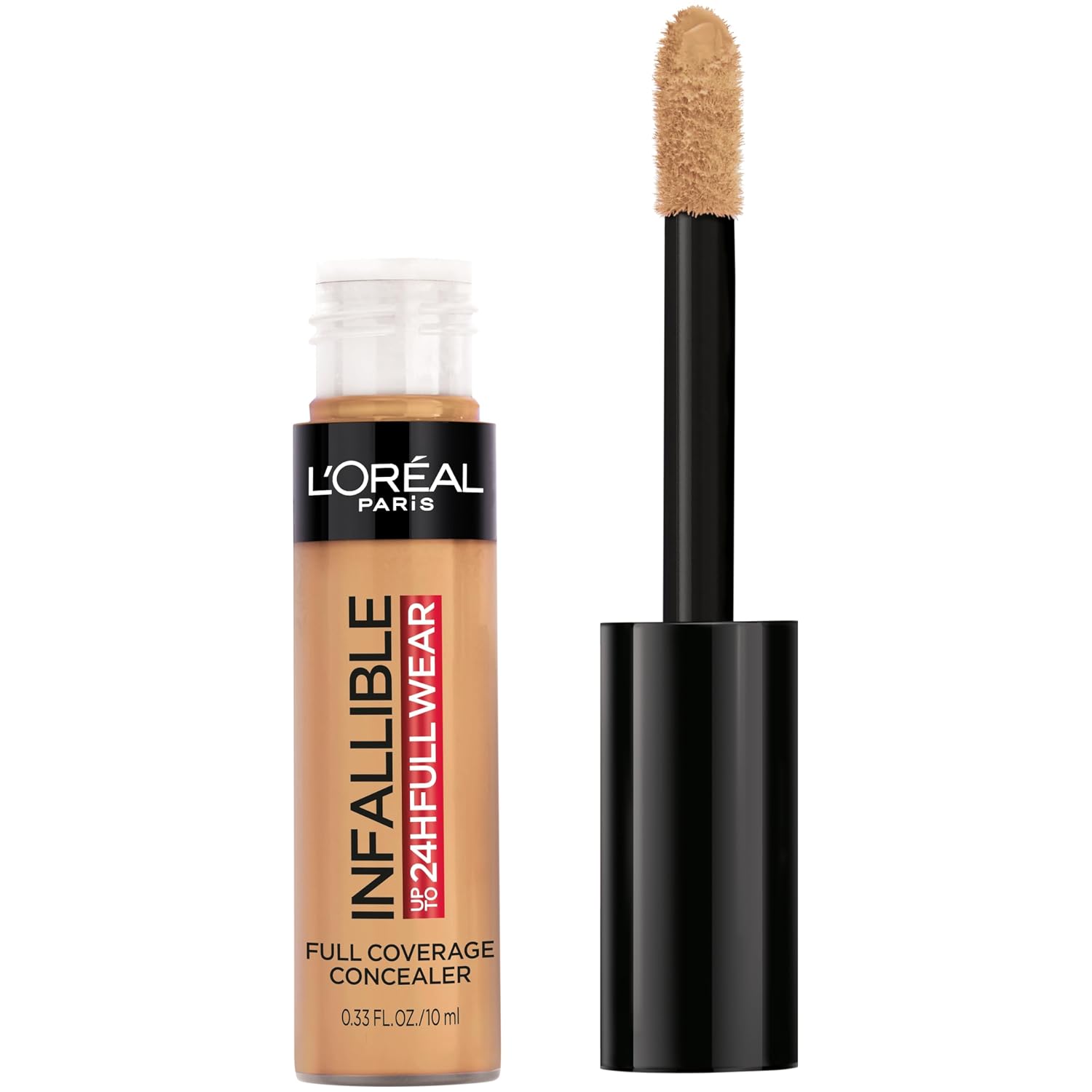 L'Oreal Paris Makeup Infallible Full Wear Waterproof Matte Concealer, Full Coverage, Almond, 0.33 fl. oz