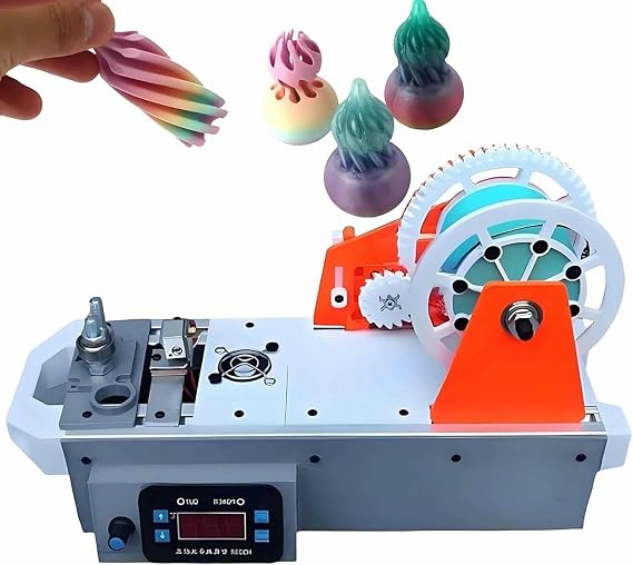 Desktop Filament Making Machine, 3D Printer Filament Extruder, Digital Temperature Control, Recycling Device, Adjustable Speed~/
