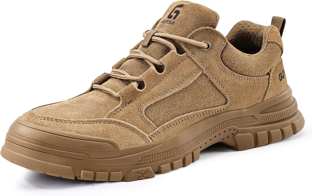 Steel Toe Shoes for Men Puncture Proof Indestructible Industry Construction Work Shoes Lightweight Comfortable Breathable Steel Toe Safety Sneakers
