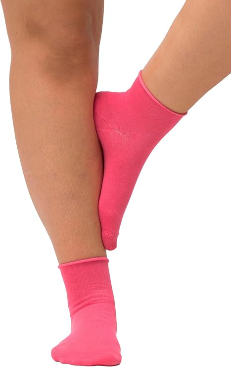 Ulla Popken Women's Large Sizes Plus Size Plus Size 2 Pack Stockings Rolled Edge Flowers 824049 Green