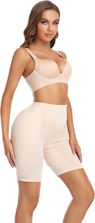 BIMEI 2PS Sponge padded Womens Butt Lifter Shapewear Butt Shaper Boxer Padded Enhancing Underwear Tummy Control 831