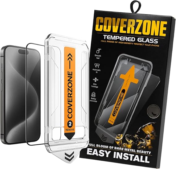 Coverzone Galaxy S25 Plus İle Uyumlu Flexible Cam Ekran Koruyucu 3D Tam Kapsama Kolay Kurulum Aparatlı Easy İnstall 9H Sertlik Çizilmeye Dayanıklı Pürüzsüz Dokunuş