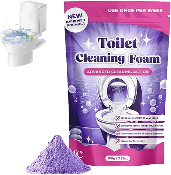 Toilet Bowl Cleaner, Cleanings Powder, Scented Cleaning Cleaner for Toilets, Touch-Free Foaming Bathroom Clean Foaming Powder (1)