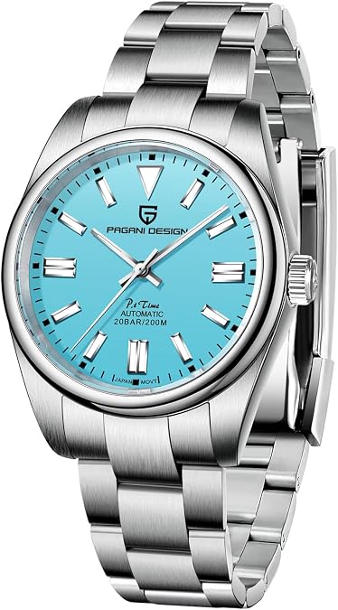 Pagani Design Watches for Men, Japanese Automatic Movement, 200 Meters Waterproof Stainless Steel, 40mm Dial Diameter, Sapphire Mirror, Casual Classic Style