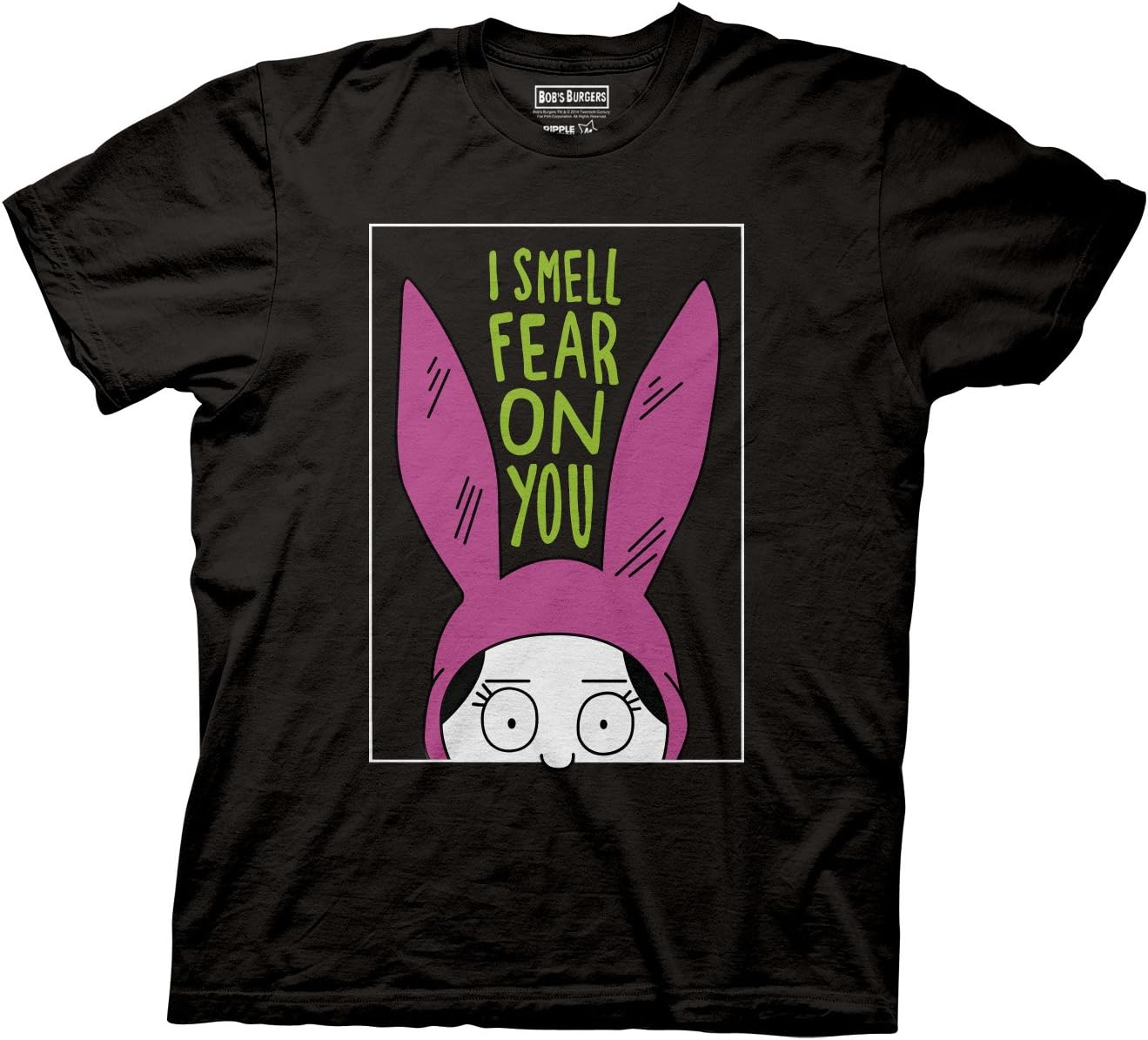 Bobs Burgers Louise I Smell The Fear On You Tee Ripple Junction XXL