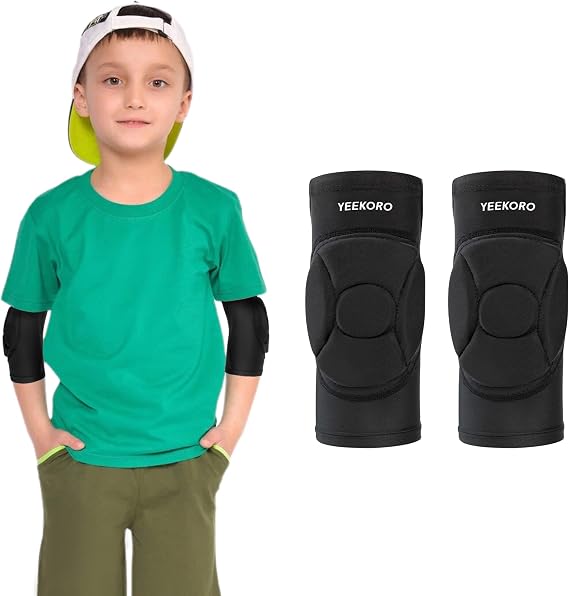 Kids/Youth Knee Pads Elbow Pads, Sports Compression Support Sleeve
