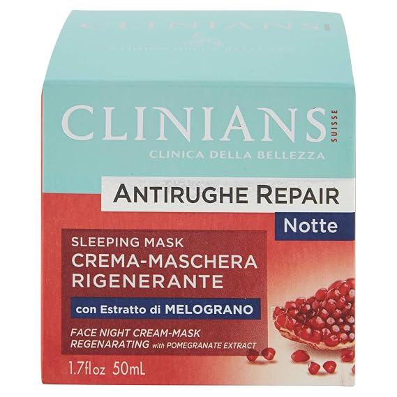 Clinians Azione Antirughe Quotidiana Anti Wrinkle Night Cream with Pomegranate Extract 1.7 oz