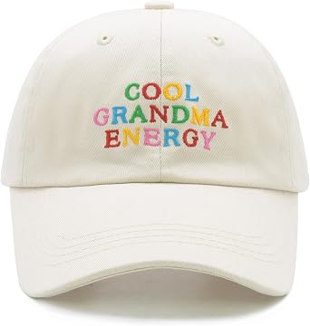 Waldeal Grandma Gifts from Grandkids, Adjustable Grandma Hat, Mother's Day Birthday Gifts for Grandmother Gigi Nana Beige