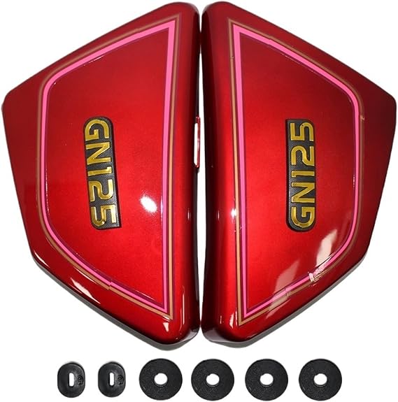 Motorcycle Side Covers For Haojue Suzuki Lifan Haojin Dayun GN125 QJ125 HJ125 Left/Right Battery & Tool Faring Panels Body Parts(4PCS)
