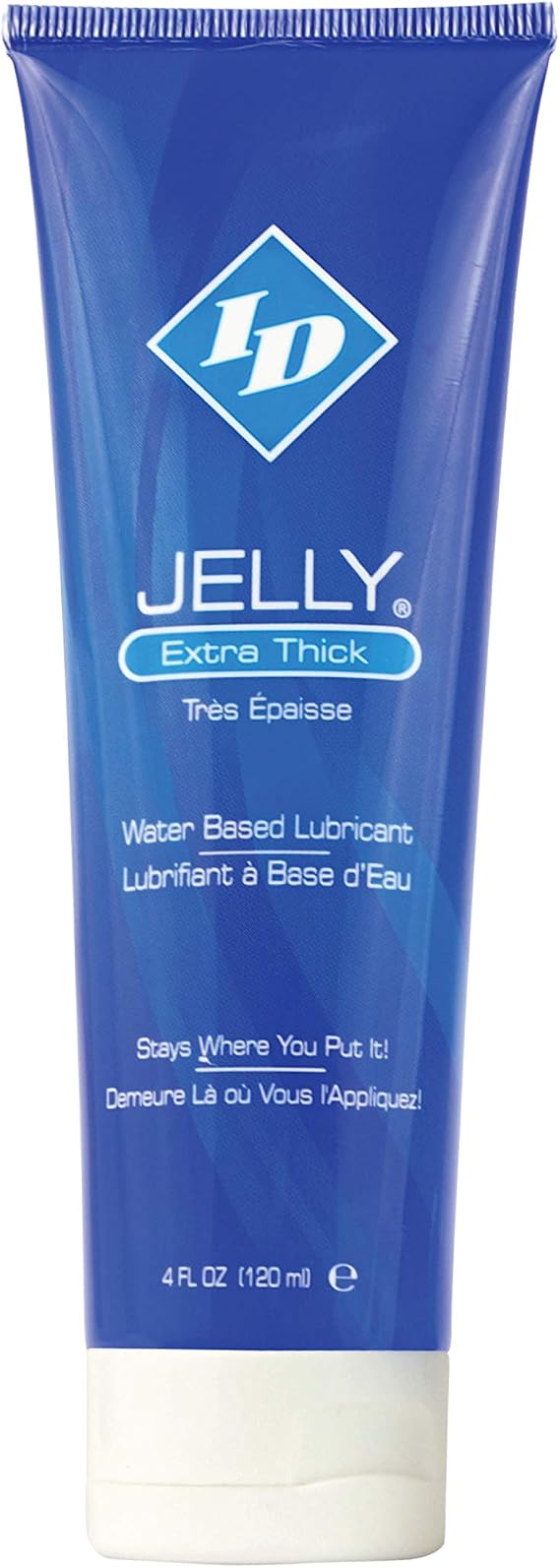ID Jelly Extra Thick Water Based Lubricant Travel Tube, Clear, 120 ml