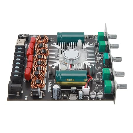 XY S350H 2.1 Channel Power Amplifier Board with Subwoofer 220Wx2 350W Custom Name DC 18V-38V Module for Speaker Amplifier Application