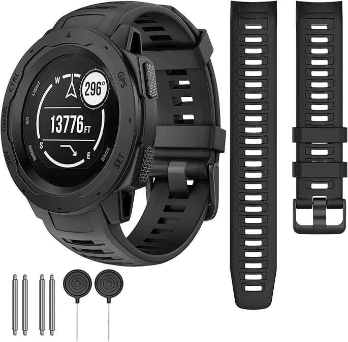 Waterproof Bands Compatible with Garmin Instinct/Instinct 2 Watch Bands