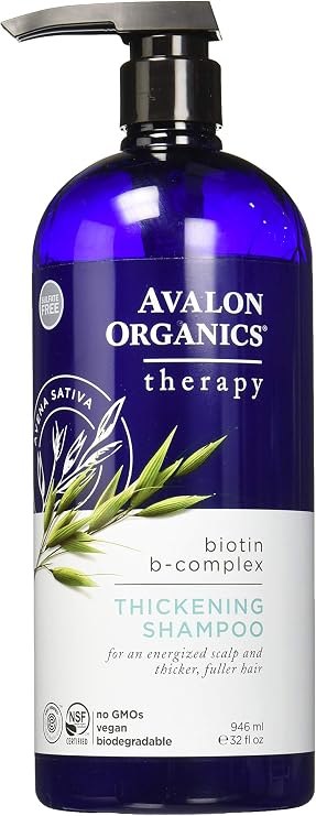 Avalon Shampoo - Organic Biotin-B Complex - 32 oz