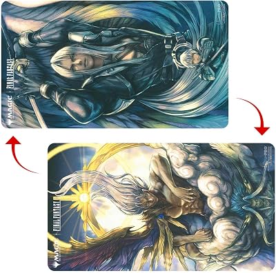 Ultra PRO - Final Fantasy x Universes Beyond Sephiroth 2 Double-Sided Playmat for Magic: The Gathering | Card Game Playmat, Final Fantasy Collectibles, Desk Mat Mousepad