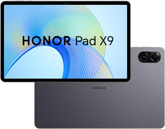 HONOR Pad X9, 11.5-Inch Wi-Fi Tablet, 4GB+128GB, 120Hz 2K FullView Display, 6 Speakers, Android 13, Space Grey