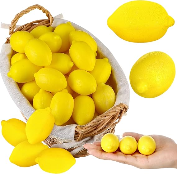 30 Pcs Lemon Shaped Soap Favors, Guest Gifts for Baby Shower