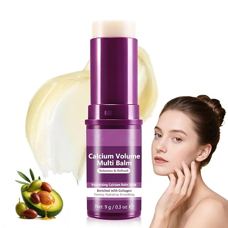 Calcium Volume Multi Balm Calcium Volume Multi Balm Stick Korean Anti-Wrinkle Balm Tightens Skin Repairs and Moisturises Calcium Stick for Face and Neck