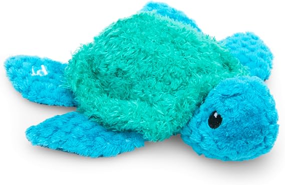 Petface Little Pet Talulah Turtle Plush Dog Toy with Squeaker (Pack of 1)