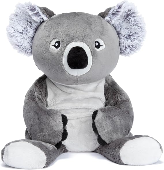 HUGIMALS Weighted Sensory Plush - 2kg Calming Stuffed Animal For Kids & Adults - Removable Weight, Washable, Deep Pressure Stimulation