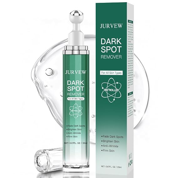 Dark Spot Remover for Face, Dark Spot Corrector Serum for Age Spot Sun Spot Freckles Brown Spot Remover, Melasma Treatment, Body Dark Spots Remover Skin with 360 Roller for All Skin Types (0.7 Fl Oz)