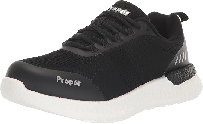 Propet Womens B10 Usher Lace Up Sneakers Shoes Casual - Black