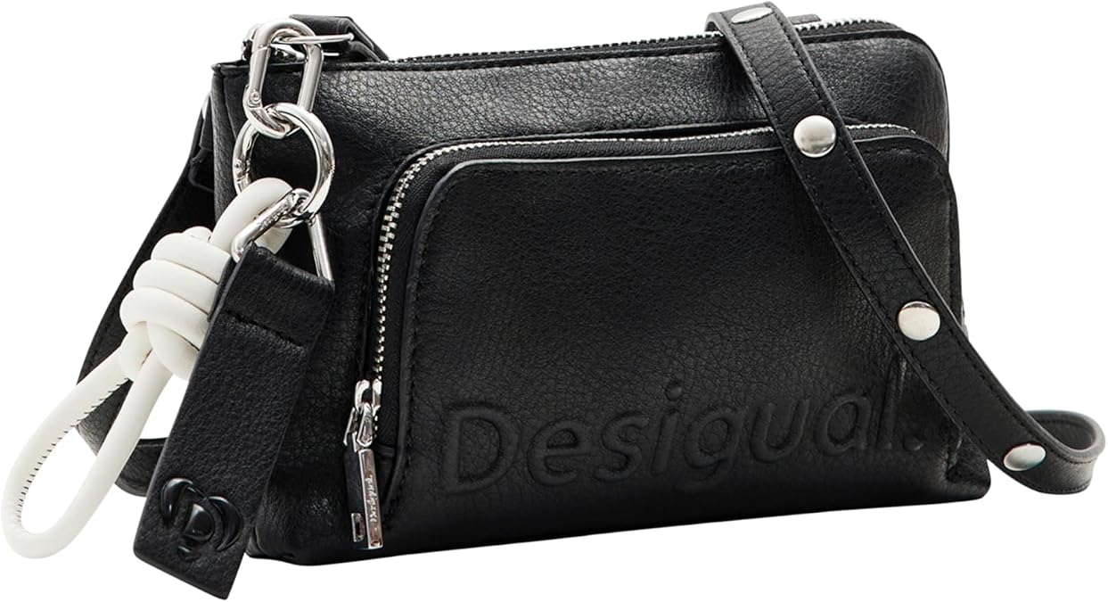Desigual Women's Mone_Half Logo Delphine Tri-Fold Wallet