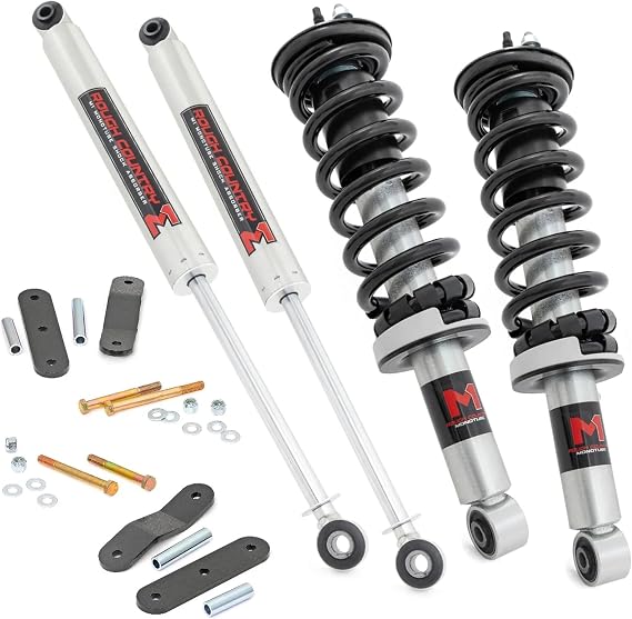 Rough Country 2.5" Lift Kit for Nissan Frontier (20052026) 4WD M1 Monotube Struts & Shocks