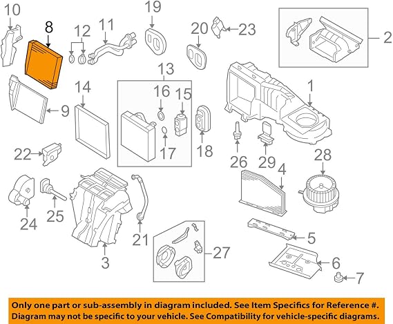 Volkswagen Heater Core - 5C0-819-031