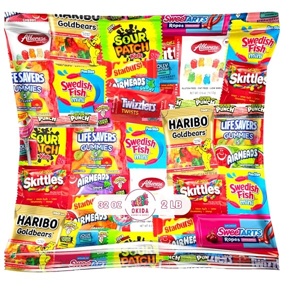 Bulk Candy Variety Pack - Individually Wrapped Party Candy Assortment - candy For Every Occasion! (2 LB)
