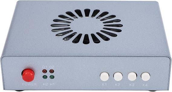 HDMI Synthesizer, 2K 144Hz DMA Fuser, with Type C Port, Dual Signal Input Display Fuser, HDMI Combiner, HD Multimedia Interface Overlayer (US Plug)