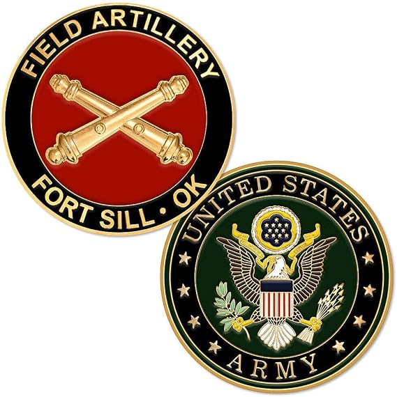 U.S. Army Field Artillery Challenge Coin
