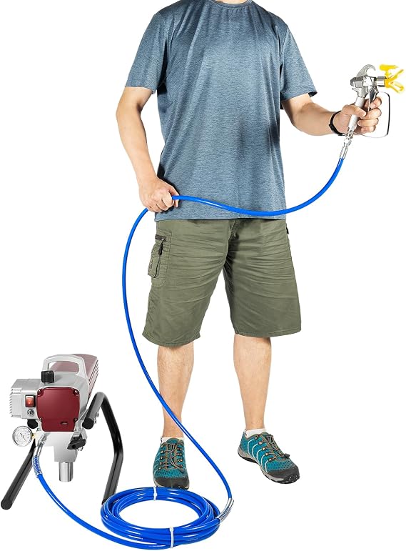 1800W Electric High-Pressure Airless Sprayer, Nozzle Spraying Angle 20-80-Degree, 4600r/min