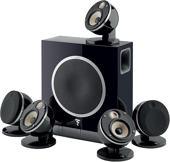 Focal Dome Flax Pack 5.1.2 Home Cinema System Compatible - Black