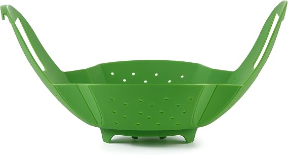 Silicone Vegetable/Food Steamer Basket Insert for Pots, Pans, Crock Pots & More... By Sunsella