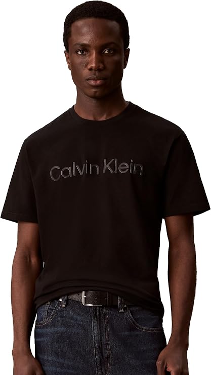 Calvin Klein Men's Relaxed Fit CK Logo Crewneck T-Shirt