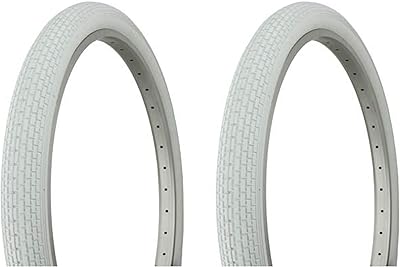 Lowrider Tire Set. 2 Tires. Two Tires Duro 26 x 2.125 WhiteWhite Side Wall HF-120A. Bicycle Tires, Bike Tires, Beach Cruiser Bike Tires, Cruiser Bike Tires