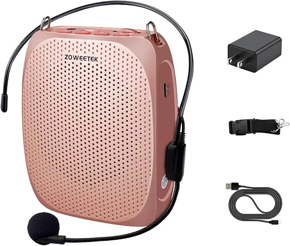 ZOWEETEK Voice Amplifier for Teachers Original Portable Wired Microphone