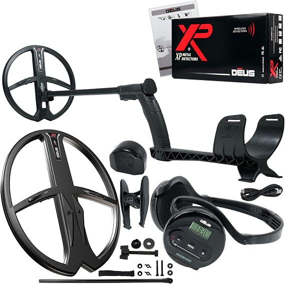 XP Deus Metal Detector Bundle w/Backphones and 2 X35 Coils