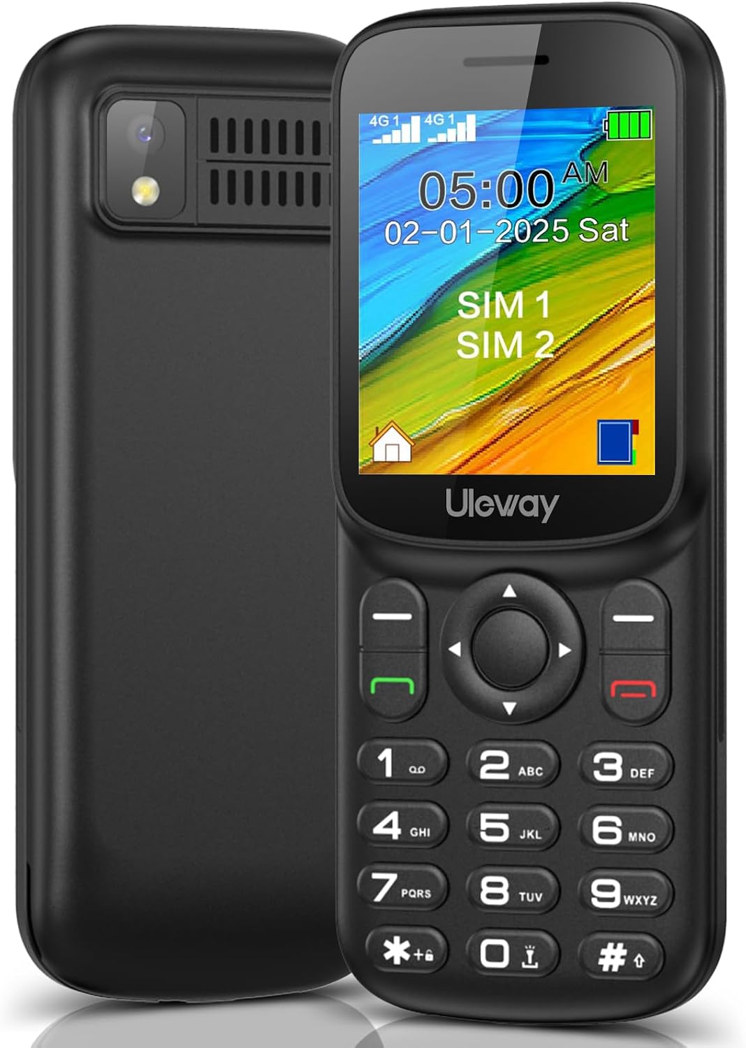 4G Senior Mobile Phone with Big Button, Easy to Use Basic Mobile Phone for Elderly Extra Loud & Clear Sound USB-C Charging - SIM Free Unlocked
