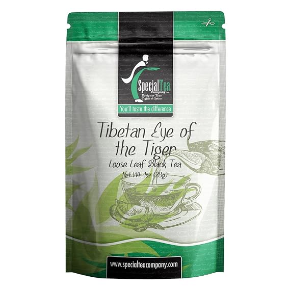 Special Tea Loose Leaf Black Tea, Tibetan Eye of the Tiger, 1 oz