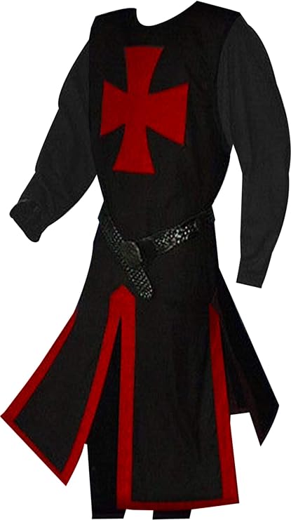 SUNLEXA Medieval Knight Tunic Men Costumes Multicolored Tabard LARP Cosplay Renaissance Surcoat SCA (S-6XL)