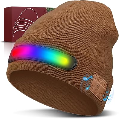 Bluetooth Beanie Hats, Gifts Ideas for Men Women Mom Dad Wife Husband Boyfriend Valentine Birthday