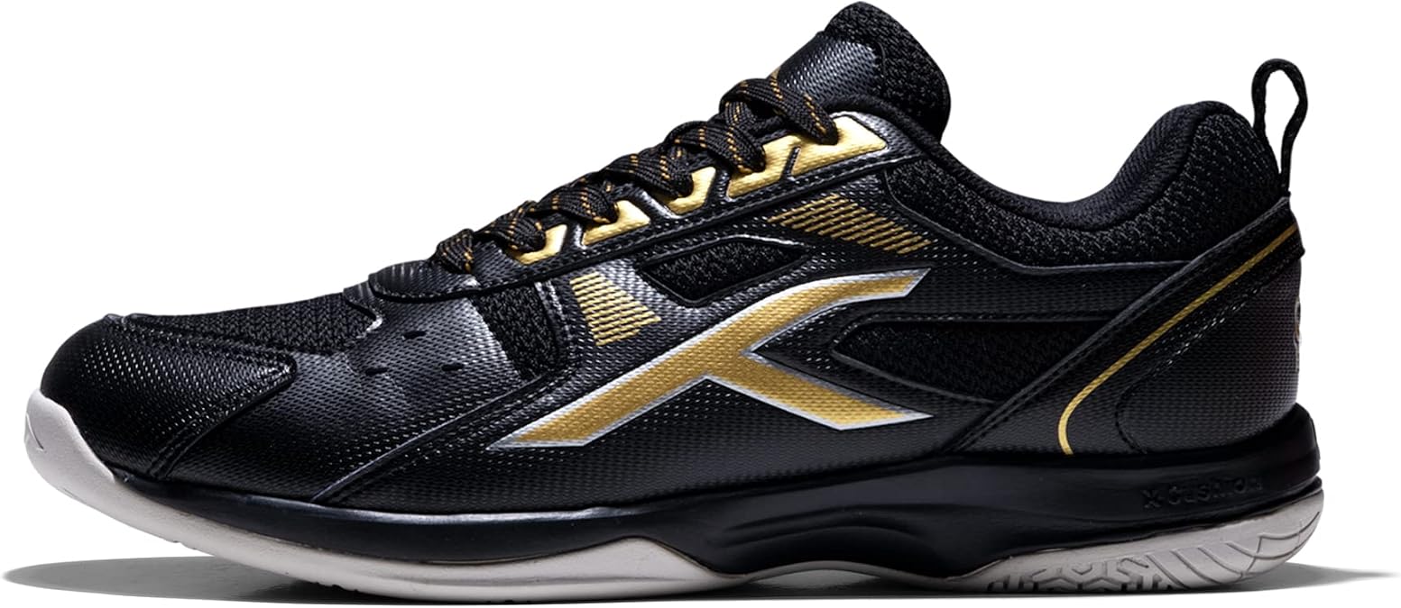 Hundred Raze Badminton Shoes (Non Marking) | Lightweight & Durable | X-Cushion, Active Grip Sole, Toe Assist, Paddle Pickle