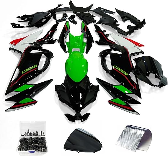 Green&Black Painted Fairings kit Fit For Kawasaki Ninja 650 2020 2021 2022 2023 EX650 ABS Body,Ninja 650 Bodywork kit